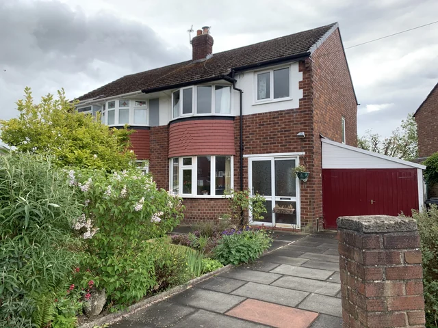 Bay-fronted brick semi-detached house in the Davenport and Great Moor area