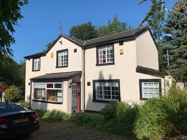 Rendered period house in Edgeley, Stockport